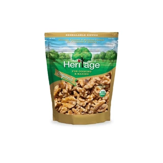 เฮอริเทจ วอลนัทดิบออร์แกนิค 200 ก. Heritage Organic Raw Walnuts 200 g.