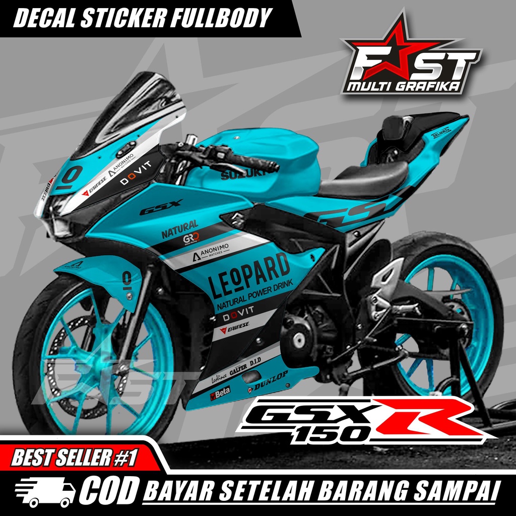 รูปลอก Gsx R150 Full Body สติกเกอร์ Gsx R150 Full Body Decal Gsx 150 Full Body Striping Gsx R150 Ful