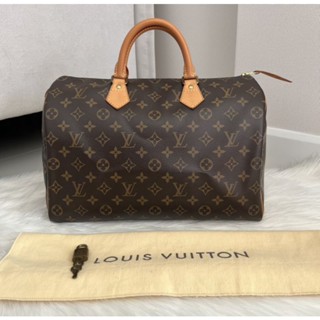 กระเป๋าlouis​ vuitton​speedy​35แท้​💯​ส่งฟรีมีของแถมused