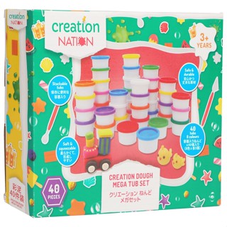 Toys R Us Creation Nation ครีเอชั่น โดว์ แป้งโดว์40สี เซ็ตใหญ่ (929037)