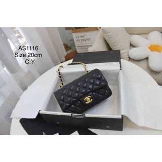 กระเป๋า chanel งานสวยพร้อมส่ง size 20cm