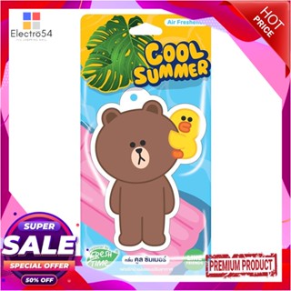 AIR แผ่นหอมปรับอากาศ FRESH TIME 0.02g COOL SUMMERAIR FRESHENER PAD FRESH TIME 0.02g COOL SUMMER