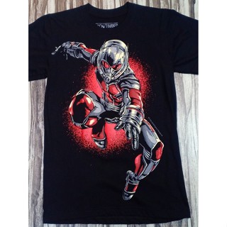 BT114 ANT-MAN STAR SCOTT LANG MARVEL UNIVERSE AVENGERS HERO MOVIE COLLECTION ORIGINAL BLACK TIMBER COTTON T-SHIRT_04