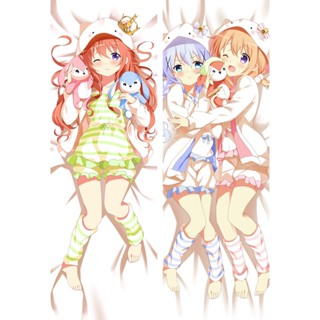 ปลอกหมอน ลายอนิเมะ The Order A Rabbit? - Kafuu Chino dakimakura สําหรับตกแต่งบ้าน