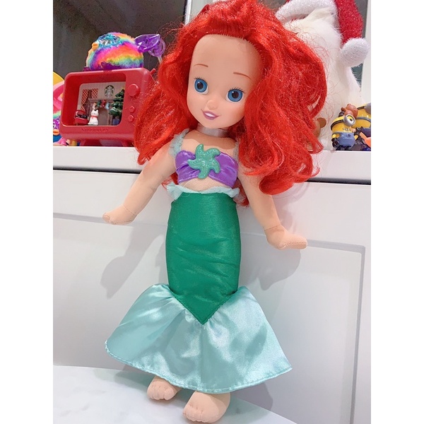 Arial Mermaid 🧜🏻‍♀️ ตุ๊กตา แอเรียล เมอร์เมด ขนาด 13”