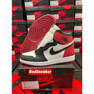 [ พร้อมส่ง ] Air Jordan 1 High Retro " Bred Toe " Size 40 - 47 [ H12 ]