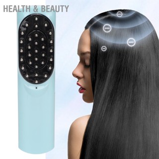  Health &amp; beauty หวีไฟฟ้าเจริญเติบโตของเส้นผม 5 เกียร์ LED สีแดงการสั่นสะเทือน Microcurrent รูขุมขนดูแลหนังศีรษะนวด