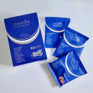 CHATIER Premium Collagen ชาเทียร์ คอลลาเจนน้องฉัตร (1กล่อง 7ซอง)