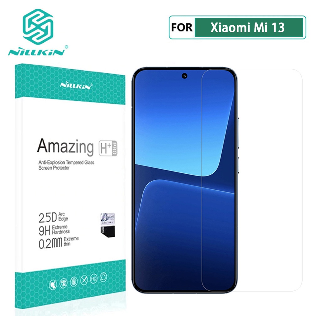 ฟิล์มกระจกสำหรับ Xiaomi Mi 13 Nillkin Amazing H+Pro 0.2MM นิรภัยฟิล์มกระจกสำหรับ Xiaomi Mi13 M13