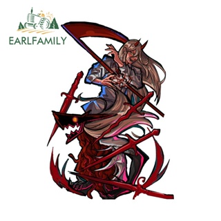 Earlfamily สติกเกอร์ไวนิล กันน้ํา ลายอนิเมะ Chainsaw Man JDM ขนาด 13 ซม. x 9.3 ซม. สําหรับติดตกแต่งรถยนต์ แล็ปท็อป รถจักรยานยนต์