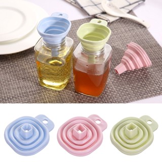 【AG】Retractable Mini Funnel Transferring Liquid Oil Perfume Household Kitchen Tool