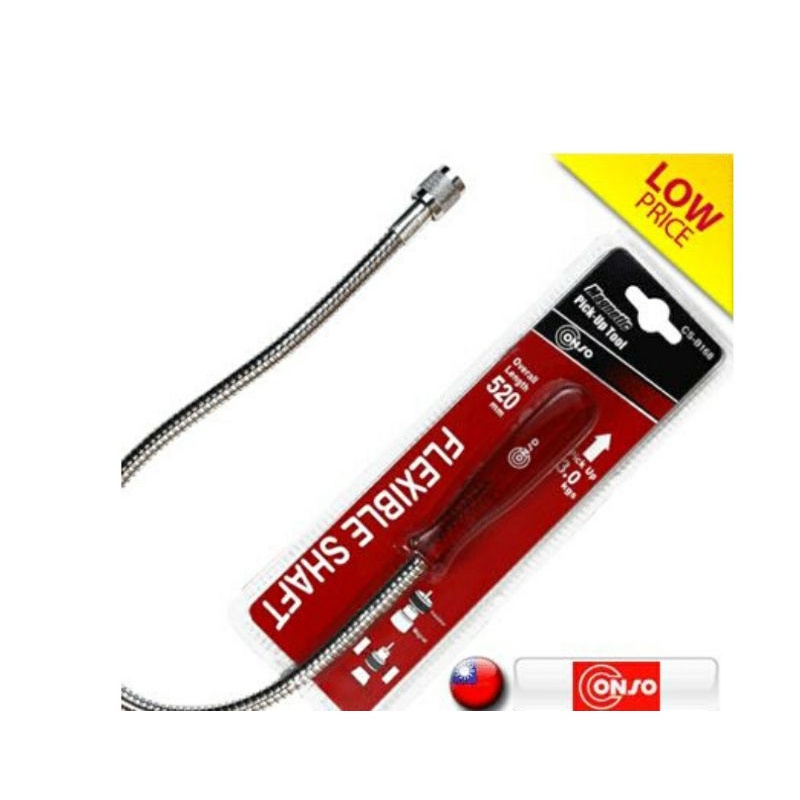 แม่เหล็กสายอ่อนด้ามจับถนัดมือยาว 520 mm CONSO flexible shaft magnetic CS-B168 จับสิ่งของที่แคปลึก