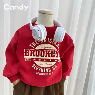 Candy Kids Candy เสื้อกันหนาวเด็ก ฟูนุ่มสองด้าน เสื้อผ้าเด็ก ชุดเด็ก สไตล์เกาหลี นุ่ม และสบาย Trendy Unique High quality Stylish P23P00A 36Z230909