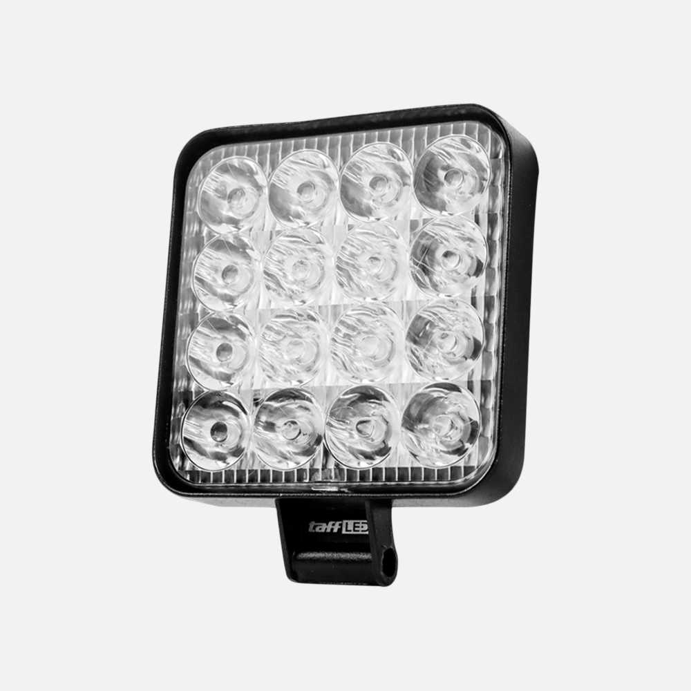สปอตไลท์ฟลัดไลท์รถยนต์ LED IP68 48W สีขาวนวล - D841