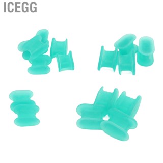 Icegg Toe Separator Spacers Soft Flexible Skin Friendly Silicone Bunion Corrector for Men and Women