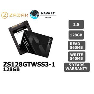 COINSคืน15%⚡FB9JMZV6⚡ ZADAK SSD GAMING Z TWSS3 128GB RP READ 560MB/S WRITE 540 MB/S 5 YEARS