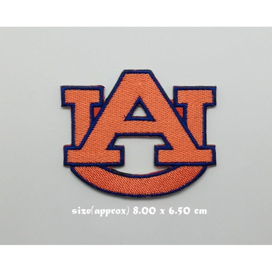 ตัวรีดติดเสื้อ Americasn football Auburn Tigers ตกแต่งเสื้อผ้า แจ๊คเก็ต Embroidered Iron on Patch  DIY
