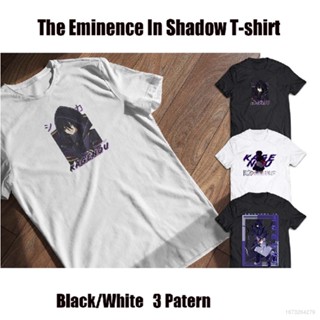 St1 เสื้อยืดลําลอง แขนสั้น คอกลม พิมพ์ลายอนิเมะ The Eminence In Shadow ทรงหลวม พลัสไซซ์