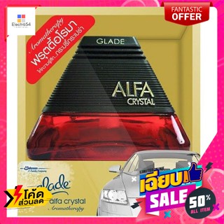 Glade(เกลด) เกลด อัลฟา คริสตัล ปรับอากาศในรถยนต์ กลิ่นฟรุตตี้อโรมา 90 มล. Glade Alpha Crystal Car Air Freshener