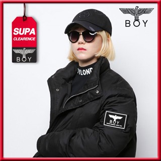 ✪ Boylondon ✪ หมวกแก๊ป ปักลายโลโก้นกอินทรีย์ สไตล์เกาหลี สําหรับผู้หญิง และผู้ชาย B63CP05U