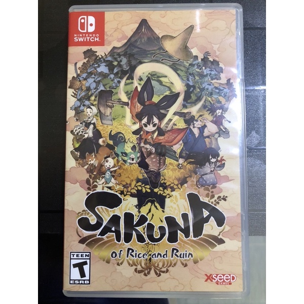 Sakuna of Rice and Ruin - แผ่นเกมมือสองสำหรับเครื่องเกมส์ Nintendo Switch
