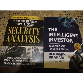 Bestseller BENJAMIN GRAHAM Book Package - หนังสือวิเคราะห์ความปลอดภัย [ของแท้]