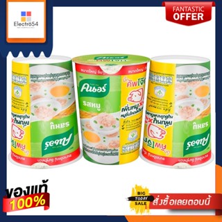 คนอร์โจ๊กบิ๊กคัพหมู50G  แพ็ค 3KNORR JOK BIG CUP PORK 50G PACK 3