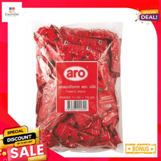 TomatoSauce 10เอโร่ซอสมะเขือเทศกรัม x100ซองaro TomatoSauce g 10x100sachets