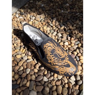 -มีเก็บเงินปลายทาง-รองเท้ากังฟูลายมังกร มี4สี ไซส์36-45 ส่งไ…