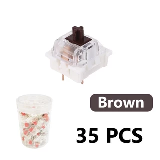 Royal Kludge Switch 35 ชิ้น Original Mechanical Keyboard Switches สีแดงสีน้ําตาลสีฟ้า Fit สําหรับ Cherry MX