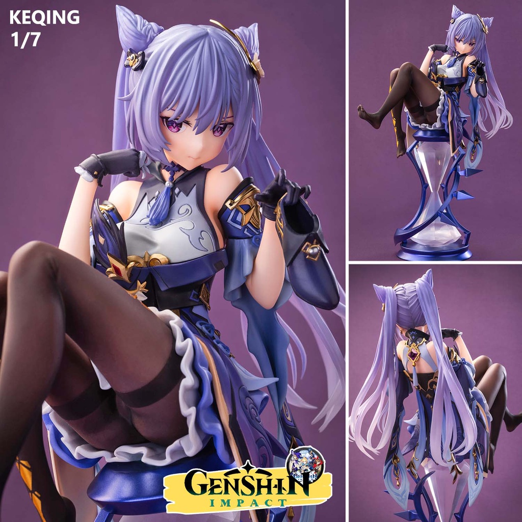 Figure ฟิกเกอร์ Genshin Impact เก็นชินอิมแพกต์ Keqing Kokusei เค่อฉิง โคคุเซย์ ฉายา ไกด์แมวหน่อไม้ม่