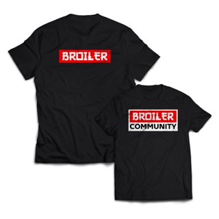 เสื้อยืด พิมพ์ลาย Broiler Community Chicken Farm สําหรับผู้ชาย และผู้ใหญ่