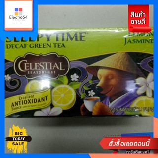 Celestial  SleepyTime Lemon Jasmine ชาเขียวผงสำเร็จรูป กลิ่นเลมิน และ มะลิ 31g.ราคาโดนใจ