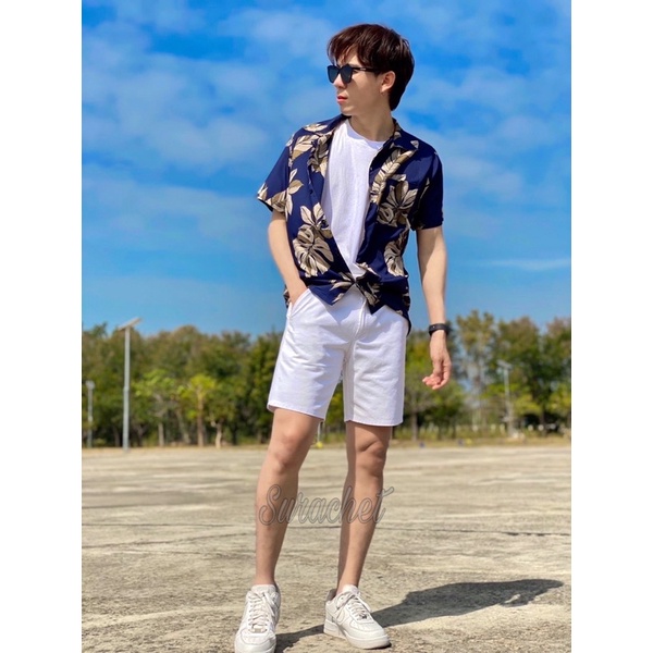 กางเกงขาสั้นความยาว16-17นิ้วผ้าcotton=100%ไซร์28-40