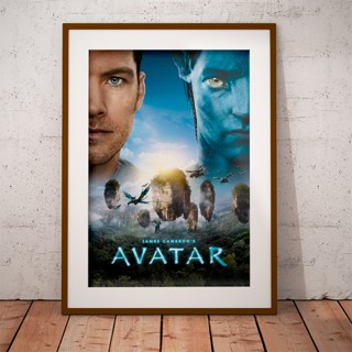 Avatar Poster (2009)  โปสเตอร์ อวตาร by James Cameron / Sam Worthington, Zoe Saldana, Sigourney Weaver ขนาด13X19 นิ้ว