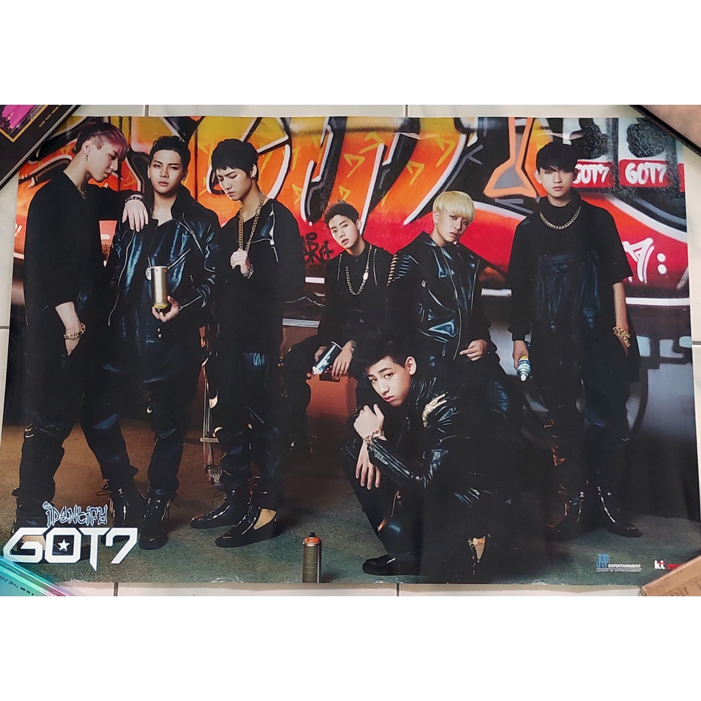 โปสเตอร์ แท้ จาก CD อัลบั้ม GOT7 - Identify Album พร้อมส่ง Poster Kpop
