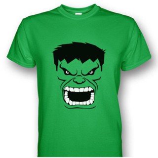 The Incredible Hulk Face Green T-shirt_05