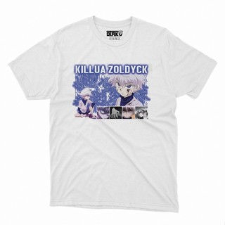 เสื้อยืดเสื้อยืด พิมพ์ลายอนิเมะ Hunter x Hunter KILLUA ZOLDYCK สําหรับผู้ชาย_02