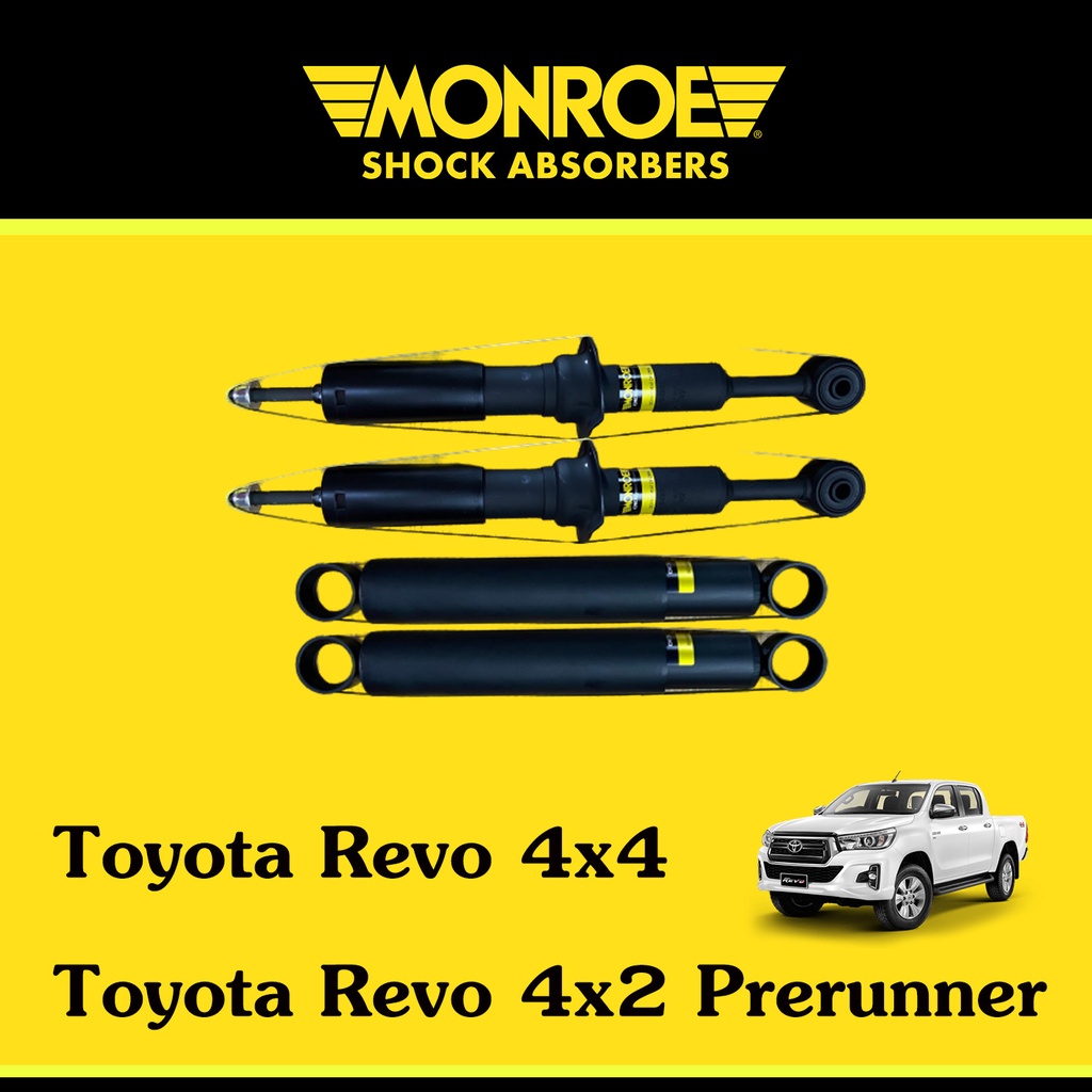 Monroe โช๊คอัพ โช๊คหน้า โช๊คหลัง Toyota Hilux Revo 4wd, Prerunner โตโยต้า รีโว่ 4x4, 4x2 ยกสูง