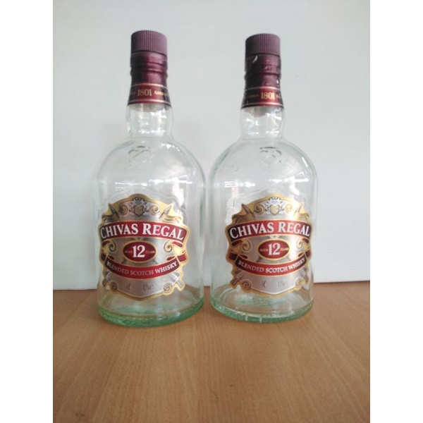 ขวดเหล้านอก Chivas Regal Age 12 years ขวดเหล้าเปล่า สวยๆน่าสะสม