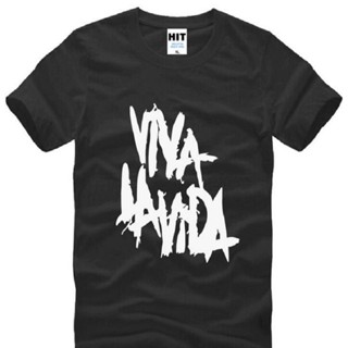 เสื้อยืดแขนสั้น คอกลม ผ้าฝ้าย พิมพ์ลาย Viva la vida แฟชั่นฤดูร้อน สําหรับผู้ชาย