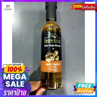 Romulo Extra Virginc Olive Oil&amp;WhiteTruffle Condiment น้ำมัน มะกอก ธรรมชาติ ผสม เหล็กทรั