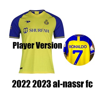 เสื้อกีฬาแขนสั้น ลายทีมเหย้า RONALDO Al-Nassr FC 2022 2023#7