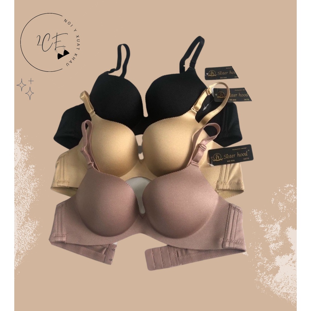 [SISTER Hood] THAILAND MOLDED RUBBER BRA - HIDDEN FRAME ENHANCEMENT BRA, DOUBLE THICK FOAM BREAST PA