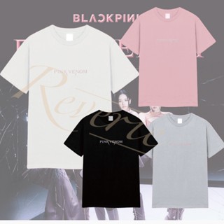 เสื้อยืด พิมพ์ลาย PINK VENOM BASIC TEE BLACKPINK BORN PINK BAJU คอนเสิร์ต OUTFIT BLACK PINK WORLD TOUR 2023 2022 แฟชั่นเกาหลี KPOP IDOL