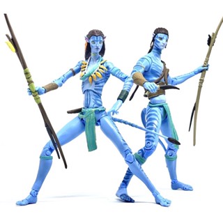 (กรุงเทพ) AVATAR : The Way of Water Jake Sully &amp; Neytiri Action Figure 18 cm(2 ตัว)