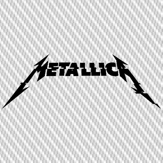metallica สติกเกอร์ พีวีซีกันน้ำ ขนาด 5 x 15 cm ราคา ชิ้นละ 19 บาท