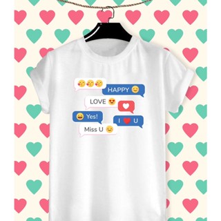 เสื้อยืดลาย วาเลนไทน์ Happy Valentine Day