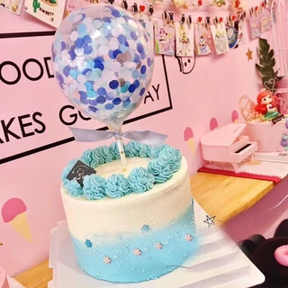 🧁พร้อมส่งร้านไทย🧁 ป้ายปักเค้กลูกโป่ง ของแต่งเค้ก อุปกรณ์ตกแต่งเค้ก CAKE งานสังสรรค์ปาร์ตี้ C29