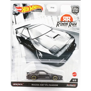 HOT WHEELS CAR CULTURE RONIN RUN ASSORTMENT MAZDA RX7 FC PANDEM ** CHASE BLACK **